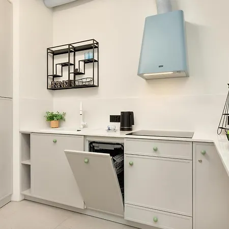 Nowoczesne Dla Dwojga, Balkon Z Widokiem Na Marine By Renters 公寓 格但斯克