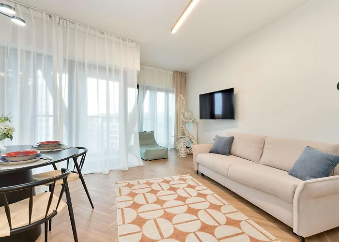 شقة Nowoczesne Dla Dwojga, Balkon Z Widokiem Na Marine By Renters غدانسك