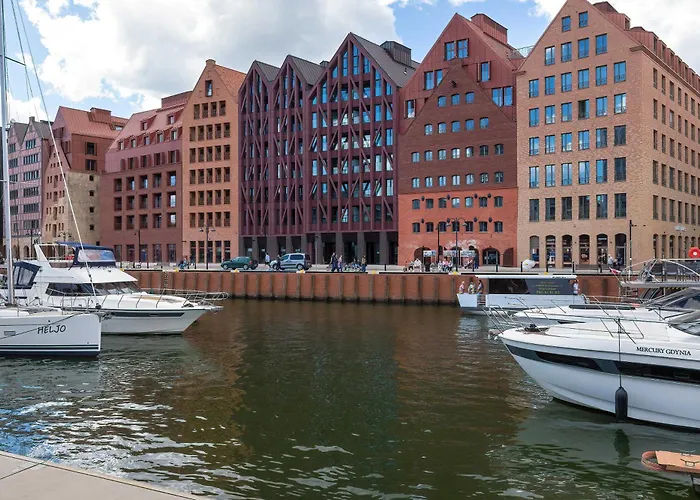 Nowoczesne Dla Dwojga, Balkon Z Widokiem Na Marine By Renters شقة غدانسك